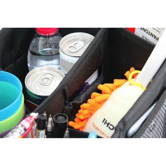 Car Console Organizer AutoMuko with 6 Large Pockets, Adjustable Dividers. - Picture 4 of 6